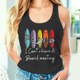 I Can't I Have Aurfboard Meetingurfing ファニーサーファーtシャツ タンクトップ