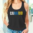 Canario Bandera Islas Canarias Canarias Bandera Camiseta sin mangas