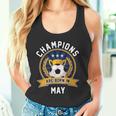 Champion Are Born In May フットボール サッカーボール 誕生日プレゼント 長袖tシャツ タンクトップ