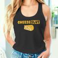 Cheeselut ファニーチーズ愛好家 乳製品 カード ユーモア メンズ レディース タンクトップ