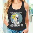 Cockatoo Meme T、面白い叫び声を上げているキバタン タンクトップ