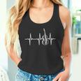 Contrabajo Heartbeat Doble Contrabajo Amante De Contrabajo Camiseta sin mangas