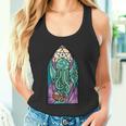 Cthulhu Iglesiaidrieras Cósmico Horror Divertido Monstruo Camiseta sin mangas