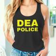 Dea Police Drug Enforcement Administration フロントとバック タンクトップ