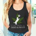 Dog And Weed ファニーマリファナtシャツ タンクトップ