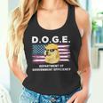 Doge 政府効率省 トランプ柴犬 タンクトップ