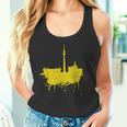 Dortmundkyline ドルトムントのスカイライン 黄色い絵 ドルトムント好きにはたまらないファンアート タンクトップ