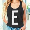 E字アルファベット モノグラム イニシャル タンクトップ