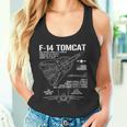 F-14 Tomcat 戦闘機 ジェット仕様 軍用飛行機 F14 Tomcat タンクトップ
