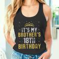 Feliz Es El Cumpleaños Número 18 De Mi Hermano 2007 18 Años Camiseta sin mangas