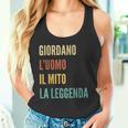 Italian First Name Giordano タンクトップ