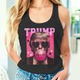 Trump 2024 メガネ&バブルガム ピンク タンクトップ