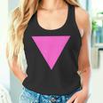 Gay Pride Upside Down Pink Triangle タンクトップ