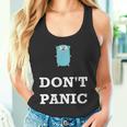 Golang Gopher プログラミング ユーモア Don't Panic Coding Developer タンクトップ