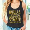 Gorilla Mode ワークアウト チーム ダンベル ビースト ジム フィットネス ゴールド タンクトップ