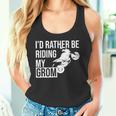 I'd Rather Be Riding My Grom タンクトップ