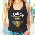 Lennon Name Lennon 誕生日プレゼント 女王冠 蜂 レノン タンクトップ