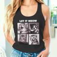 Let It Meow 面白い猫子猫の歌うギフト タンクトップ