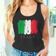 I Love Italy 、クールでキュートなイタリア国旗グラフィックデザイン タンクトップ
