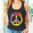 Love Peace 60年代70年代ヒッピーコスチューム Love Peace タンクトップ