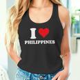 I Love Philippines Coeur Cadeau Philippin Philippine Débardeur e