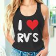 I Love Rv のレクリエーションビークル キャンプ キャンピングカー 旅行 旅行 タンクトップ