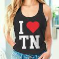 I Love Tennessee Tn Throwback Classic タンクトップ