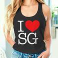 I Love ハートg タンクトップ