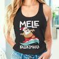 Mele Kalikimaka ハワイアン クリスマス ハワイ サーフィン サンタ タンクトップ