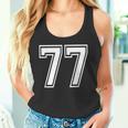 Number 77 Birthday 77Thports Player チーム番号入りジャージ タンクトップ