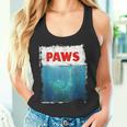Paws 猫 子猫 ニャーパロディー おもしろ猫好き タンクトップ