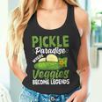 Pickle Paradiese Wherveggie For Pickle Paradiese ピクルスギフトとキュウリ用 タンクトップ