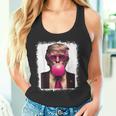Pro Trump Bubble Gum Pink Glasses Donald Trump タンクトップ