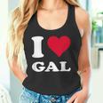 Red Heart I Love Gal タンクトップ