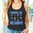 I Respect All Religions 精神性 寛容 受容 タンクトップ