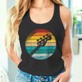 Retro Bajista Rockero Músico Instrumento Música Bajo Camiseta sin mangas