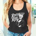 Rockabilly Rebel Blonde Pinup With Attitude Graphic タンクトップ
