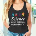 Science Is Not A Liberal Conspiracy リベラルシャツ タンクトップ