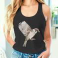 Sparrow-Spring-スズメ-春-自由-鳥-動物 タンクトップ
