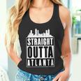 Straight Outta Atlanta 都市のシルエット タンクトップ