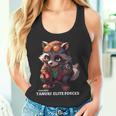 Tanuki Elite Forces No2 タヌキ精鋭部隊 かわいい狸 アニマル 動物 おもしろ 漢字 たぬき タンクトップ