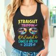 Vacaciones Familiares En Orlando 2025 Trippin Recto Camiseta sin mangas