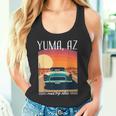 Yuma Az レトロハイウェイ ノスタルジック ヴィンテージカーデザイン タンクトップ