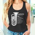 「Euphoria」吹奏楽のためのユーフォニアムユーモア 面白いユーフォニアム タンクトップ