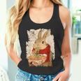 かわいいウサギが麺をすする タンクトップ