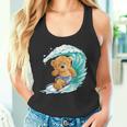 かわいいサーファーのテディベア。 タンクトップ