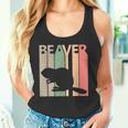 かわいいビーバーの動物 タンクトップ