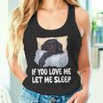 かわいいフラットコートレトリバー If You Love Meleep タンクトップ