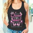これはハーレーダビッドソンの女王の名前入り誕生日です。 タンクトップ