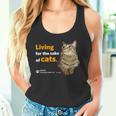 ねこのために生きてる 猫 かわいい キジトラ猫 Cat タンクトップ
